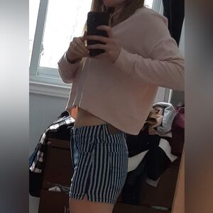 La SENZA Light Pink Open Back Cropped Sweater